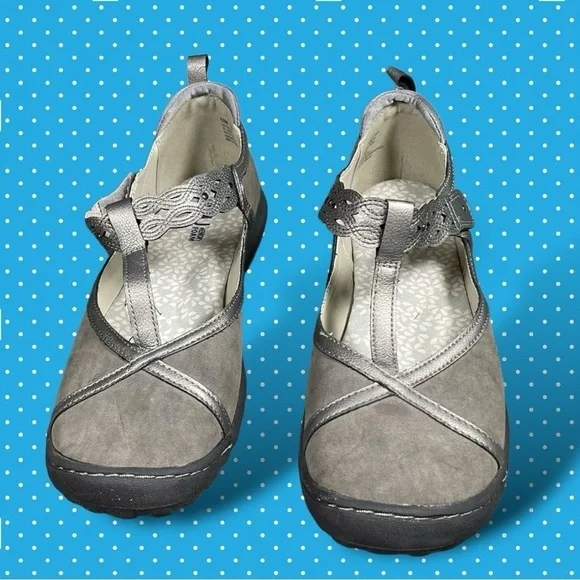 JBU By Jambu Buttercup Slip-On Mary Jane Pewter Gray Size 10 - Picture 2 of 16